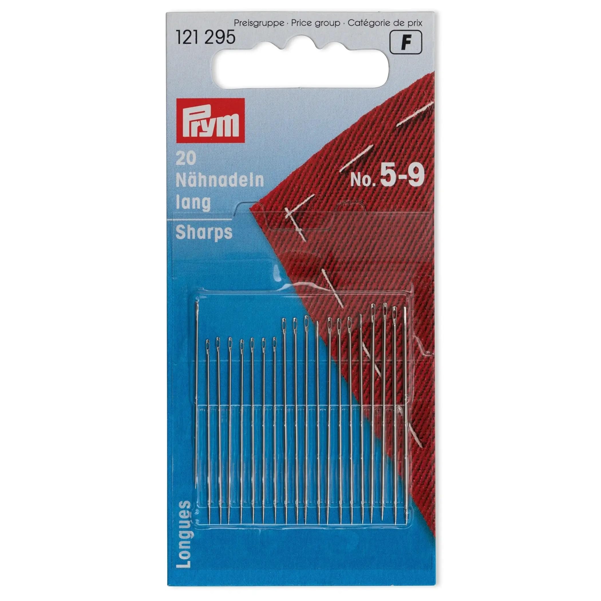 Prym - Steel Assorted (Size 5-9) Sewing Needles - 1 Unit — image 1
