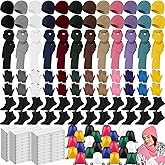 Jamntower 144 Pcs Homeless Care Supplies Bulk Emergency Blanket Beanies Hat Scarf Winter Touchscreen Gloves Thermal Socks Drawstring Bag for Cold Weather Outdoor Camping Hiking Survival (Multicolor)