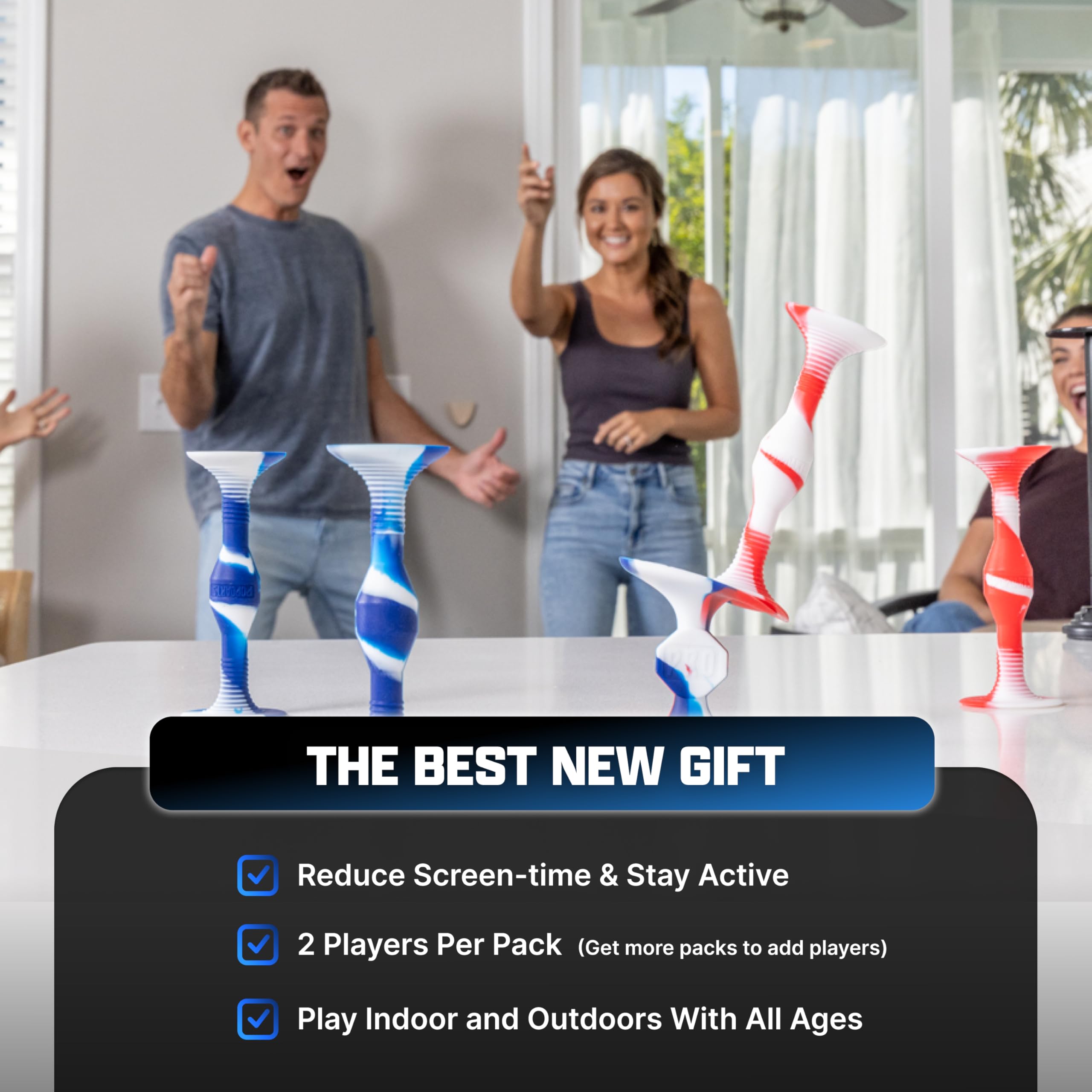 Popdarts Pro Pack (Blue and Green) - Indoor, Outdoor Suction Cup Throwing Game - Competition with a POP