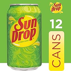 Sun Drop Citrus Soda, 12 Fluid Ounce Can, 12 Count