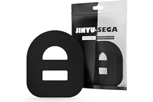 JINYU-SEGA Omnipod 5 Adhesive Patches 30pcs - Waterproof Overpatches With Strap Pre-Cut Sweatproof Sensor Tape (Black)