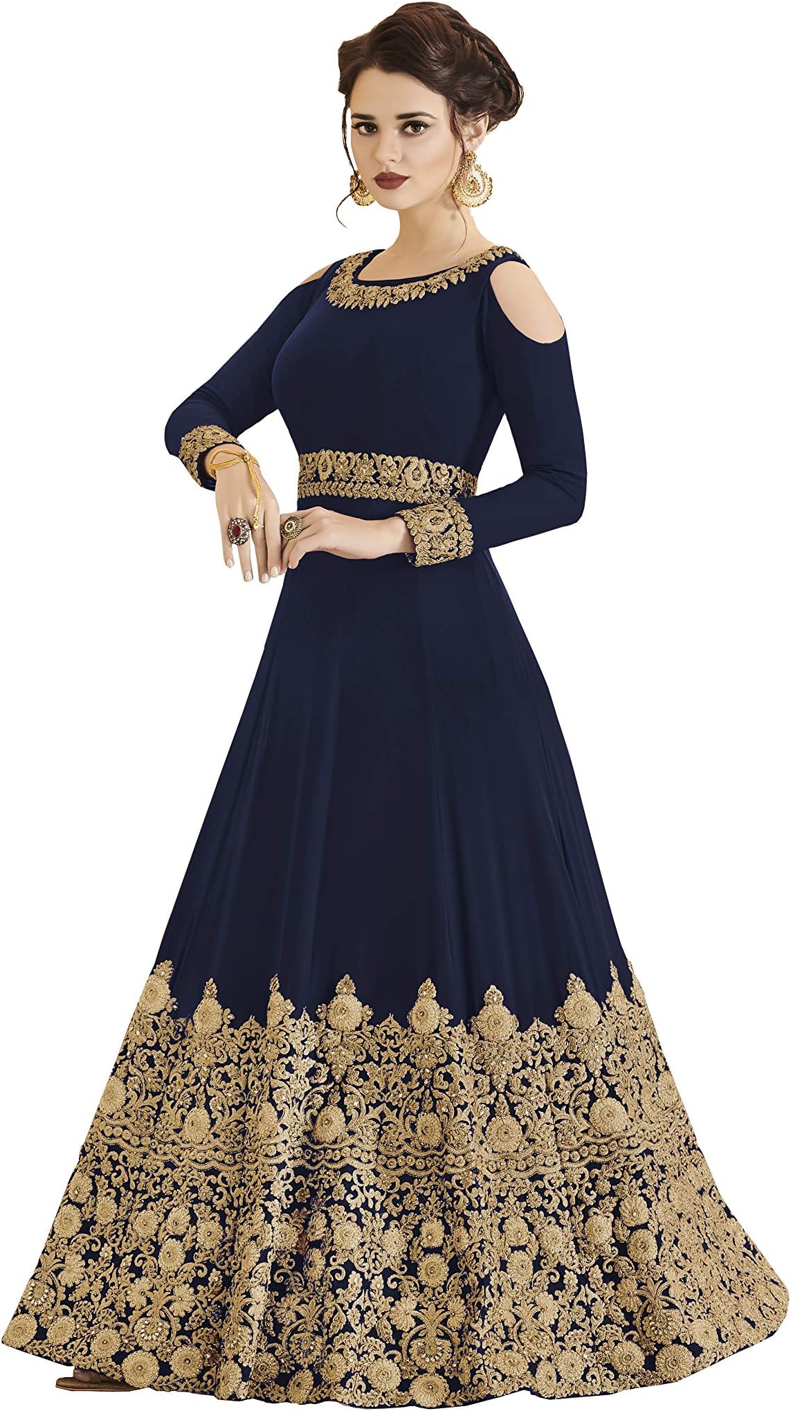 Rudraprayag Faux Georgette Gown