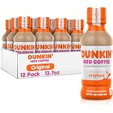 Dunkin Donuts Iced Coffee, Original, 13.7 Fluid Ounce (Pack of 12)