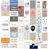 BEST PAPER GREETINGS Assorted Greeting Cards - 48-Pack, Multicolor, Blank Inside, 4 x 6 In - Multi Occasion Cards for Birthday, Wedding & Thank You