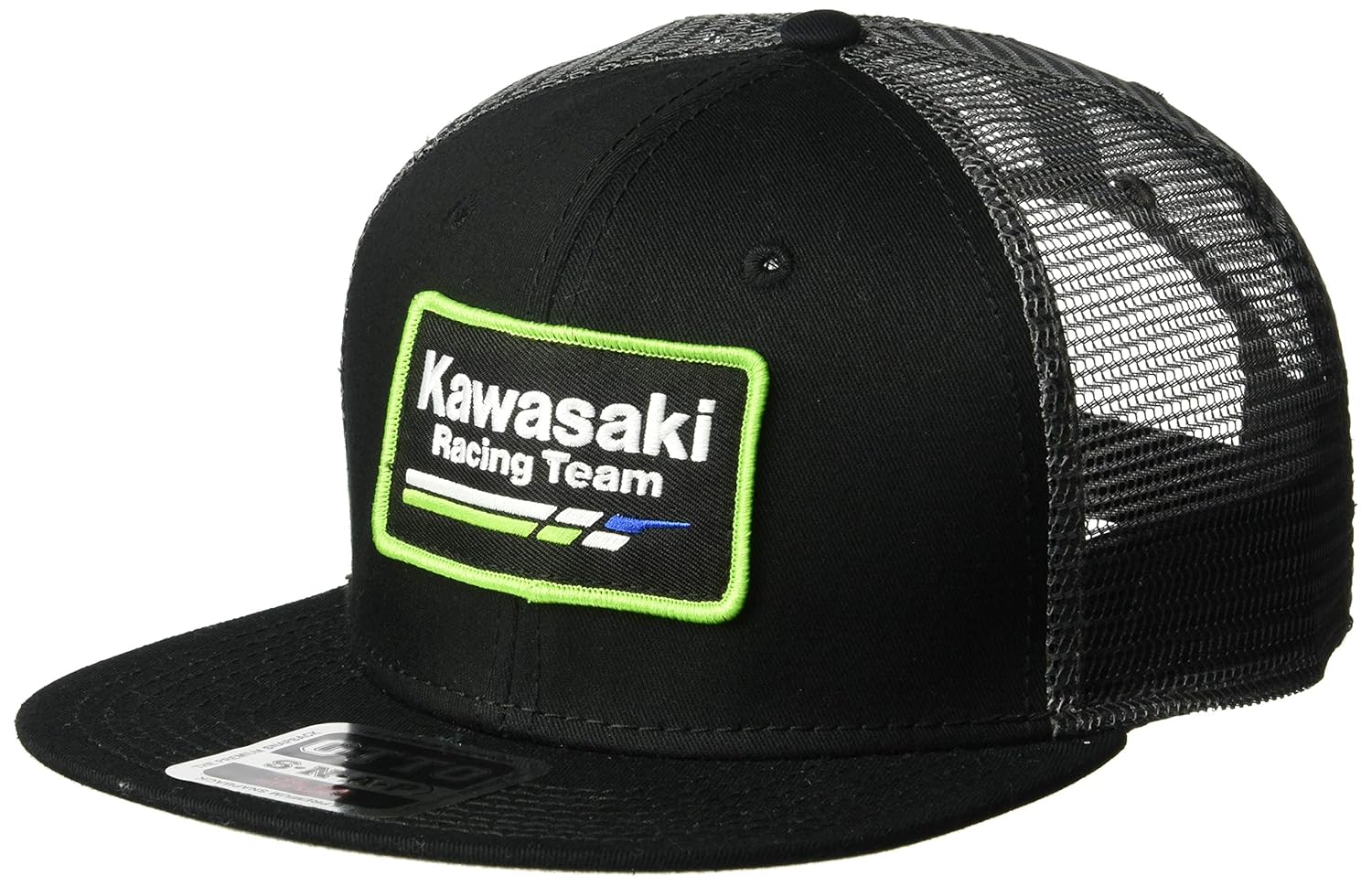 FX FACTORY EFFEX Mens Kawasaki Racing Snapback Hat Grey/Black os 18