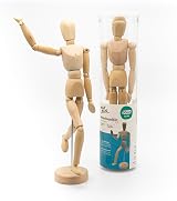 Mont Marte Manikin Male 30cm – Wooden Drawing Model Puppet view 4
