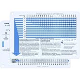 Foonkook No Decompression Waterproof Dive Table in Feet with Instructions | Imperial Dive Planner for Scuba Diving, Dive Training &amp; Safety