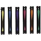 24 ~ Solid Color Folding Fans ~ 10.5" ~ Paper with Plastic Handle ~ New