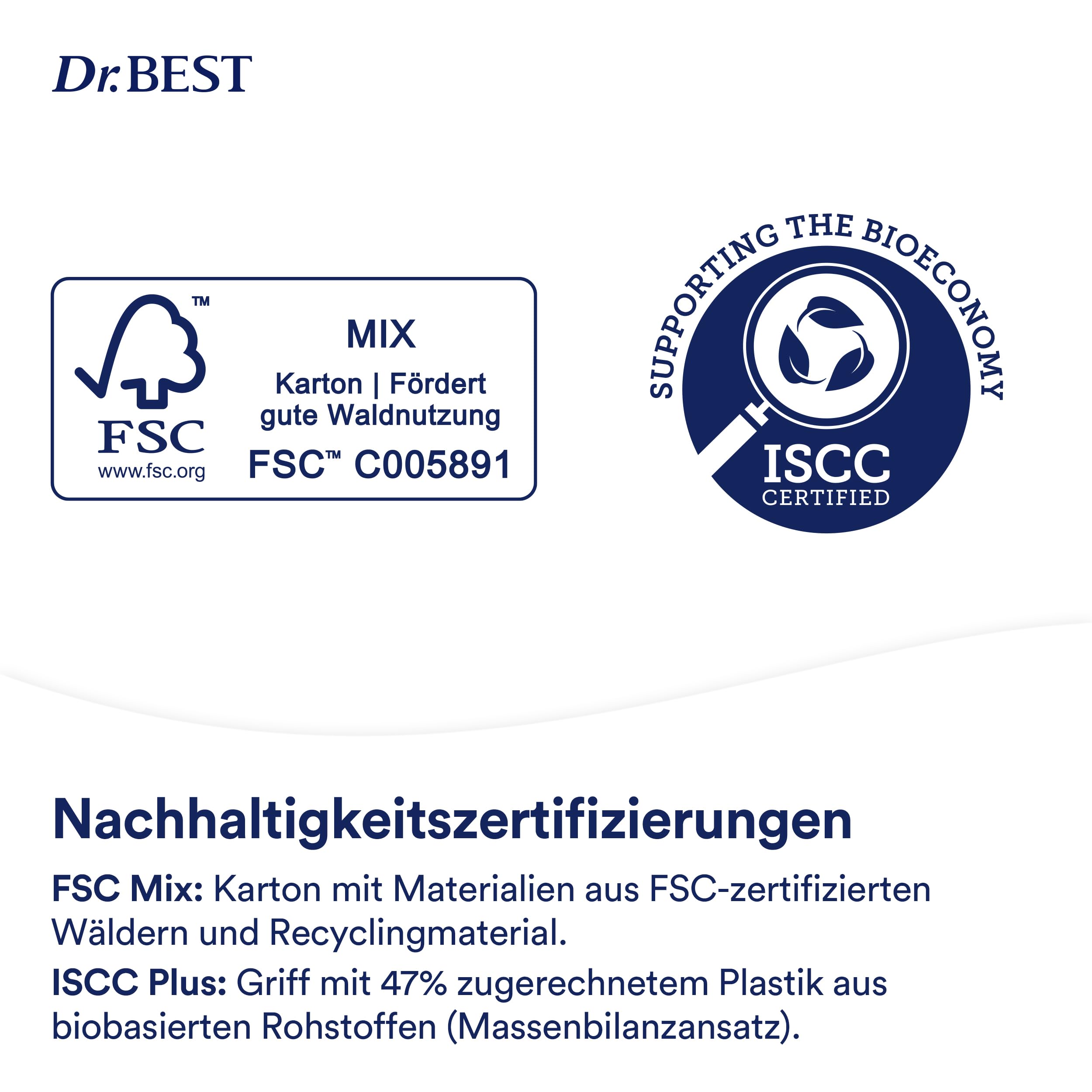 Spezialfederung: Die Flex-Zone ist eine Entwicklung der Dr.BEST Forschung. Sie gibt bei zu starkem Druck nach und hilft so, Ihr Zahnfleisch vor Verletzungen zu schützen. 8