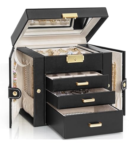 Necklaces For Women Vlando Jewelry Box Organizer For Girls Women