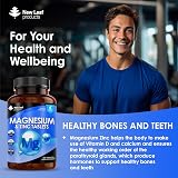 New Leaf Magnesium with Zinc 365 Tablets – Bones Muscle Immune Support view 3