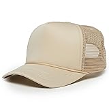 Funky Junque Foam Snapback Trucker Hat - Camel