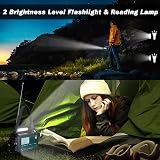 Mesqool 5000mAh DAB+/FM Emergency Radio Solar Wind Up Torch Light view 8