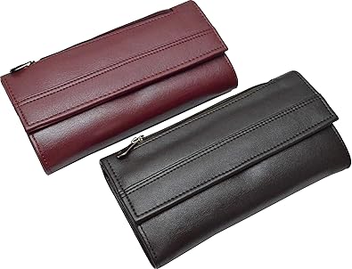 Utsukushii Womens Clutches (set of 2 pcs) (Coffee & Maroon) (BG1512CE)