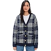 English Factory Women's Check Cardigan