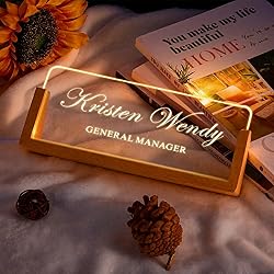 Ships Next Day, Custom Name Plate for Desk