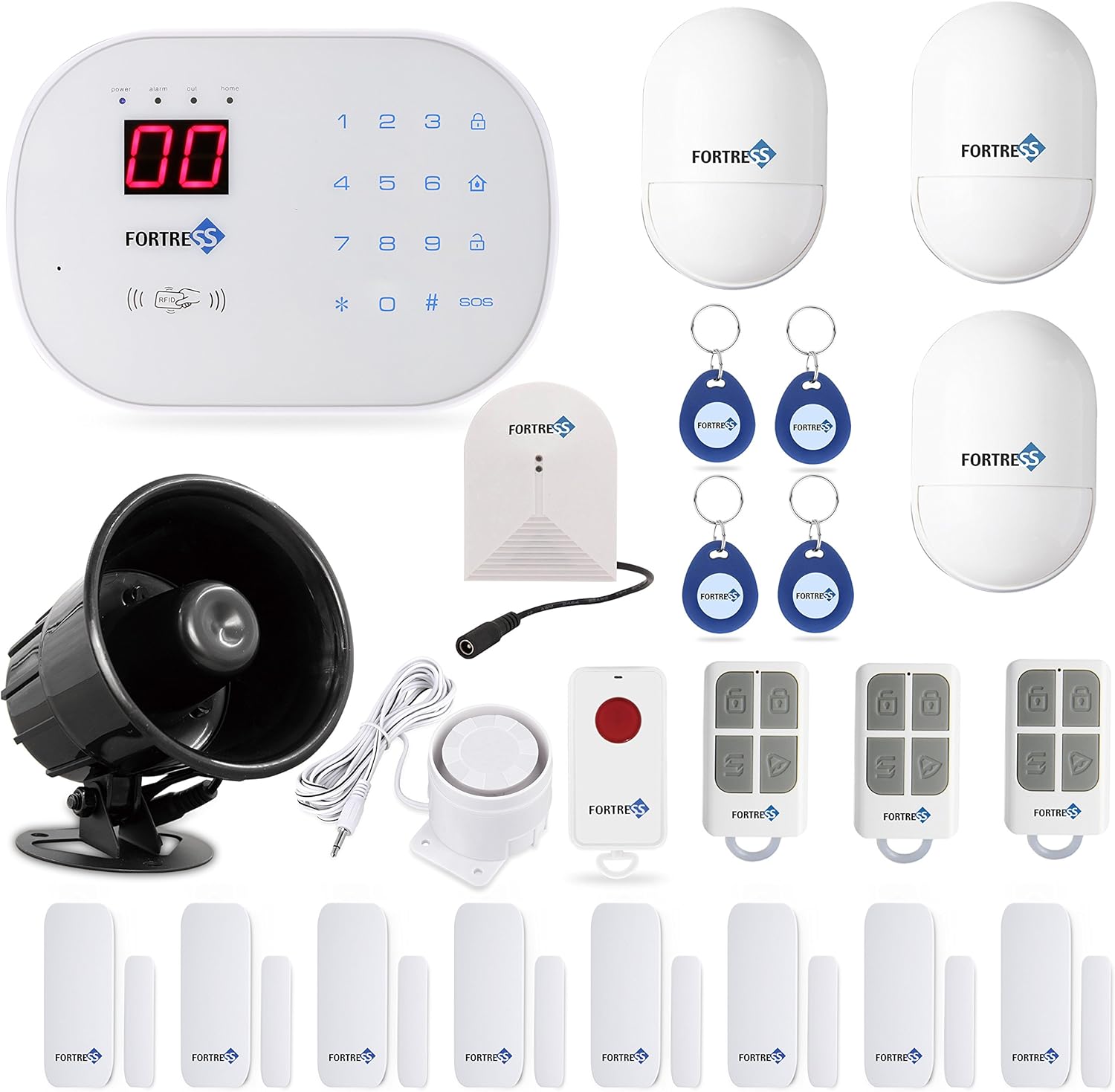 Wireless security system. Wireless gsm alarm system smart burglar dozor-g3. wireless security.