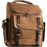 VELEZ Leather Backpack for Men - 15.6 Inch Laptop Bag - Designer Bookbag - Handmade Business Casual Computer Shoulder Bags