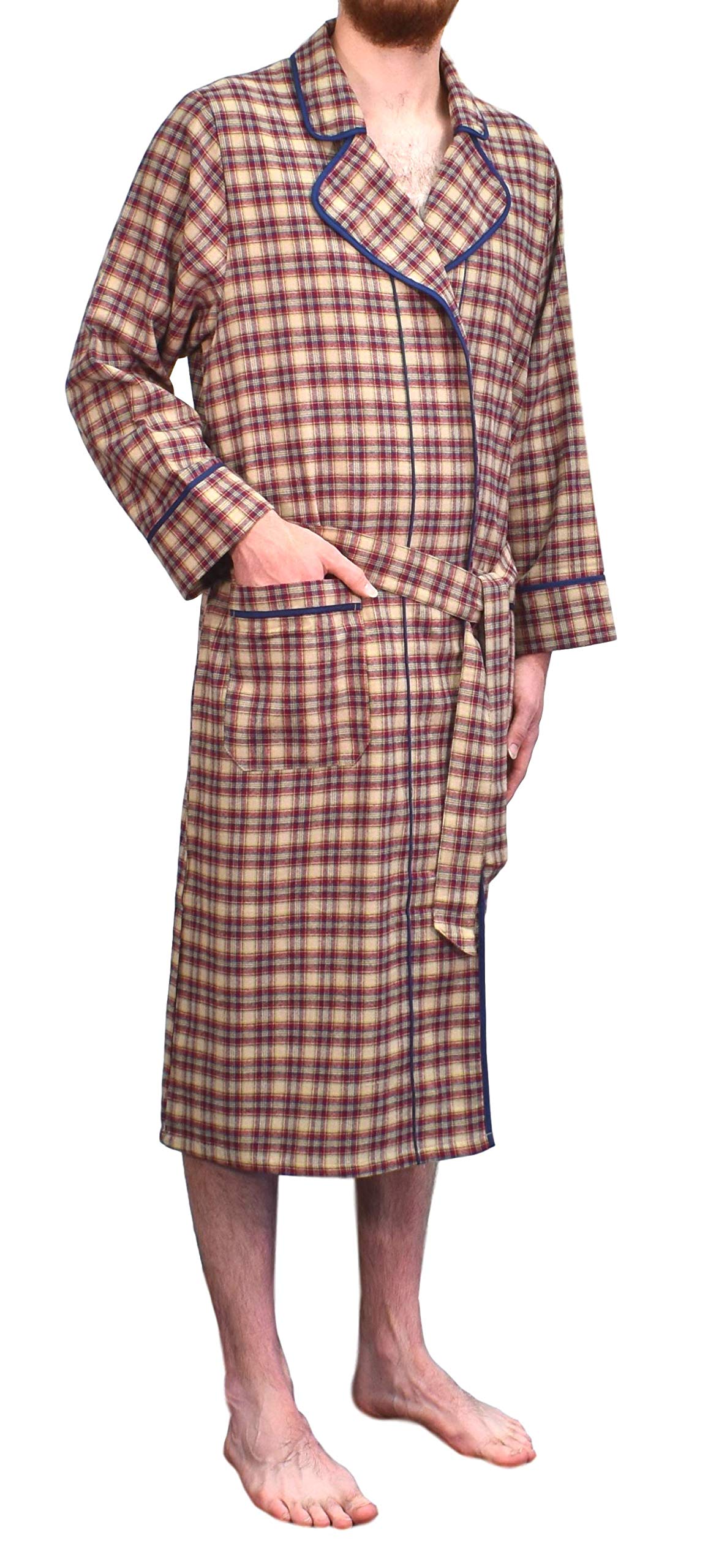 irish flannel robe