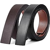 BELTROAD Ratchet Belt Strap for Men Leather Belts Without Buckle Replacement Leather Belt Strap Only 35mm for 40mm Buckle