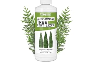 TPS NUTRIENTS Arborvitae Tree Fertilizer for All Arborvitaes, Evergreen Shrubs and Thuja Trees, Liquid Plant Food, 32 oz (1 Quart)