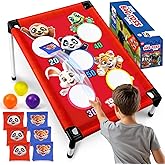 TOY Life Bean Bag Toss Game, Carnival Party Games, Cornhole Set for Kids Outdoor Games, Outside Toys for Kids Ages 4-8, Yard Outdoor Toys for Toddlers 3-5, Gifts for 3 4 5 6 7 Year Old Girls & Boys