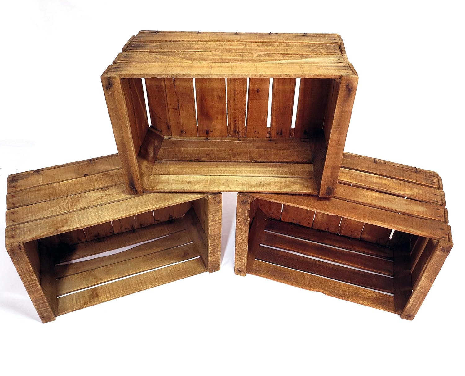 st 3 amazing solid vintage wooden apple crates boxes Used apple
