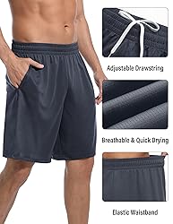 OYGSieg 6 Pack Men Basketball Shorts SetB M