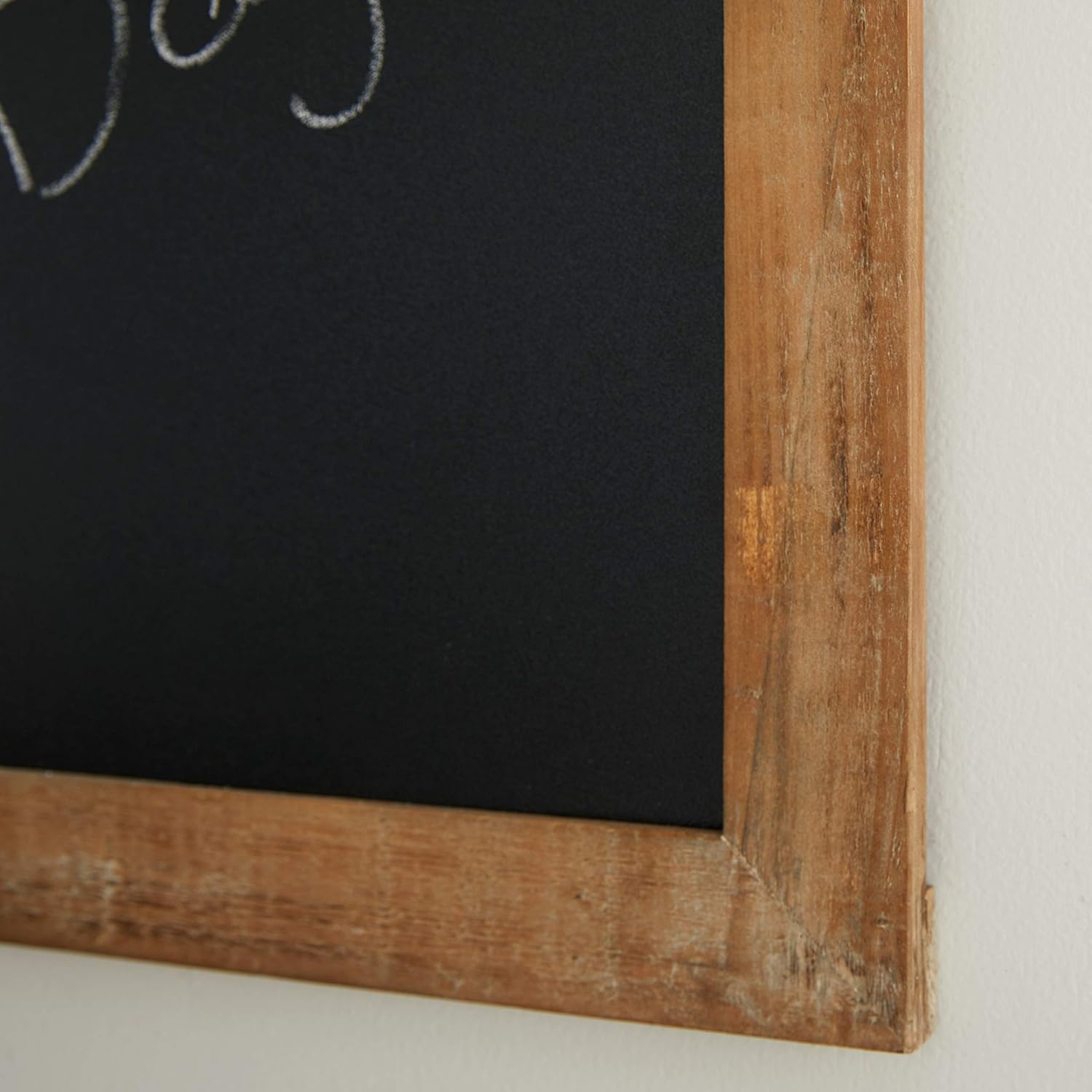 Deco 79 84252 Rectangular Wood and Metal Chalkboard, 16x2x28, Brown/Black: Home & Kitchen