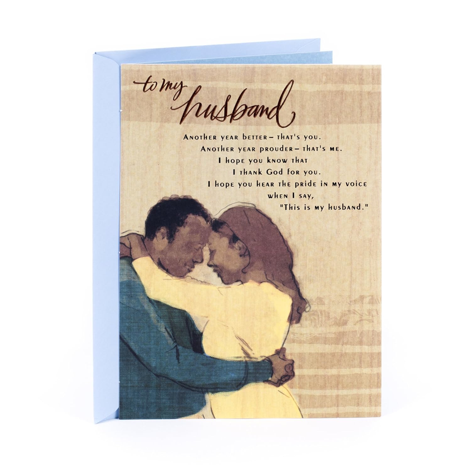 Hallmark Mahogany Birthday Greeting Card for Husband (Painting of
