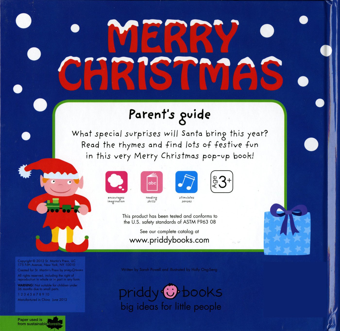 Amazon Com Pop Up Surprise Merry Christmas Priddy Roger Books Amazon Com Pop Up Surprise Merry Christmas Priddy Roger Books