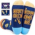 Zmart Drink Gifts for Men Women - Bourbon Whiskey Vodka Socks for Drink Lovers, Margarita Gifts with Funny Sayings