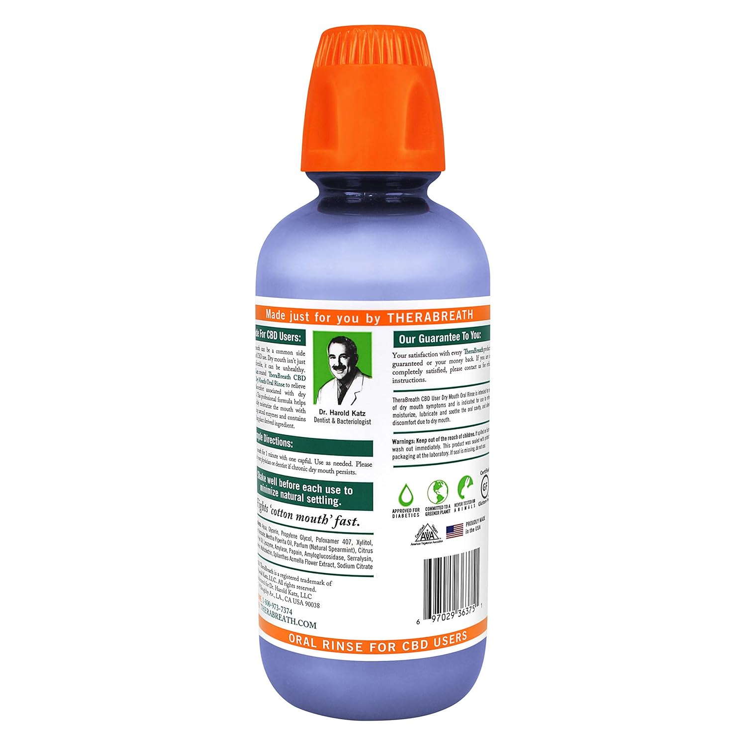 TheraBreath Dry Mouth Oral Rinse, 16 Oz Bottle (pack Of 2) : Beauty