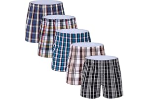 M MOACC Boxers for Men - Men's 100% Cotton Boxer Briefs Underwear Premium Quality Shorts