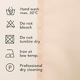 Deconovo Peach Semi Sheer Eyelet Curtains 140x180 cm 2 Pieces view 7