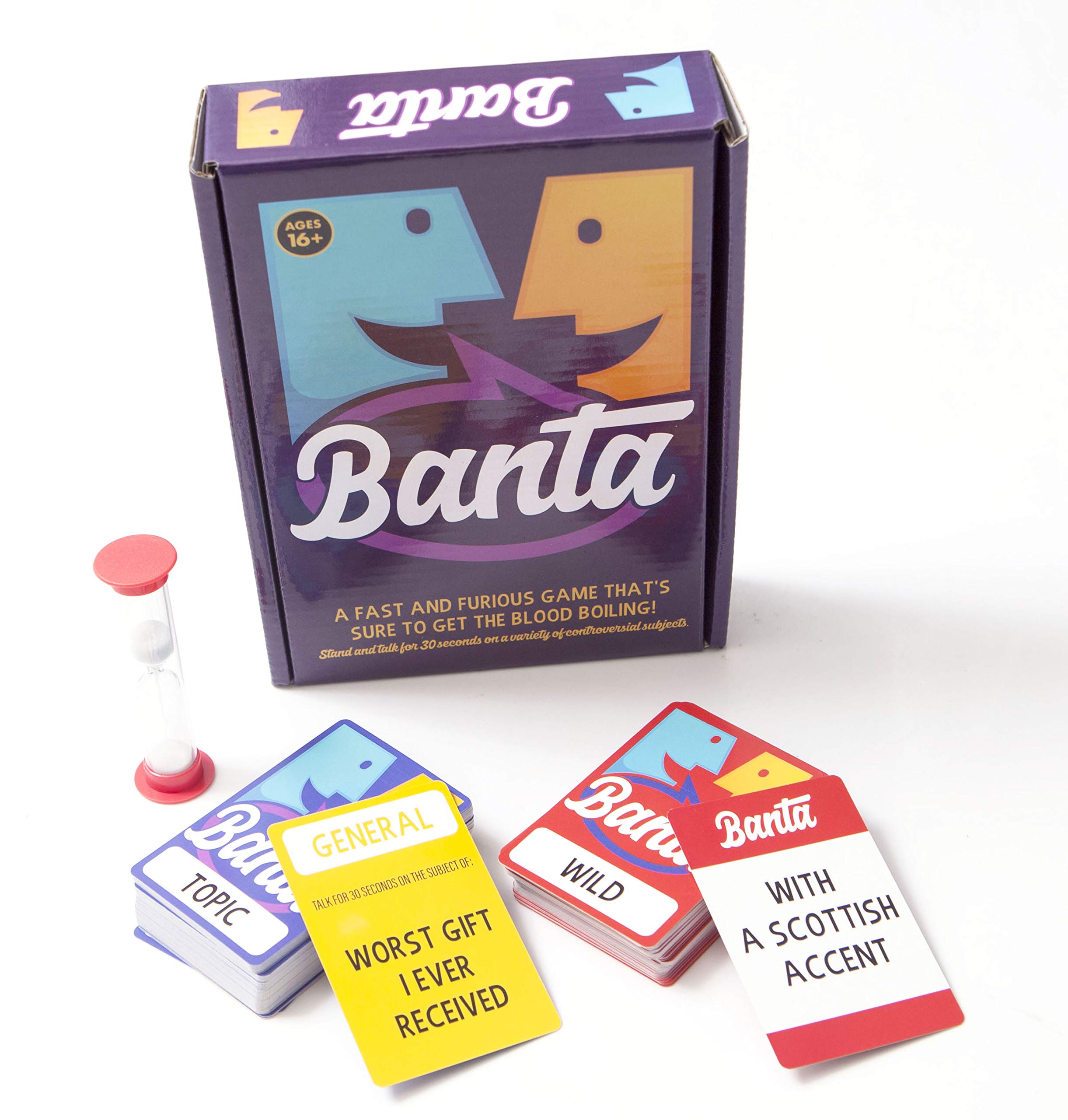 Boxer Gifts Banta Adults Party Game | variety of Controversial Topics | Perfect for Those That Love to Banter
