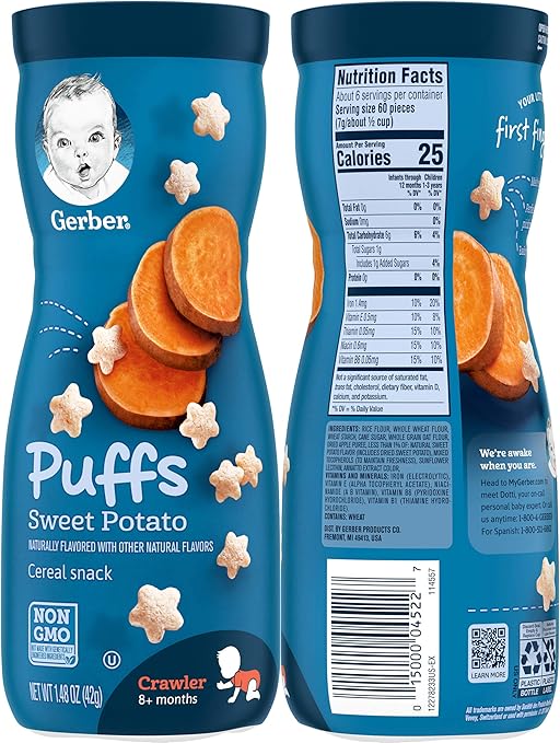 gerber chicken sticks growing hair