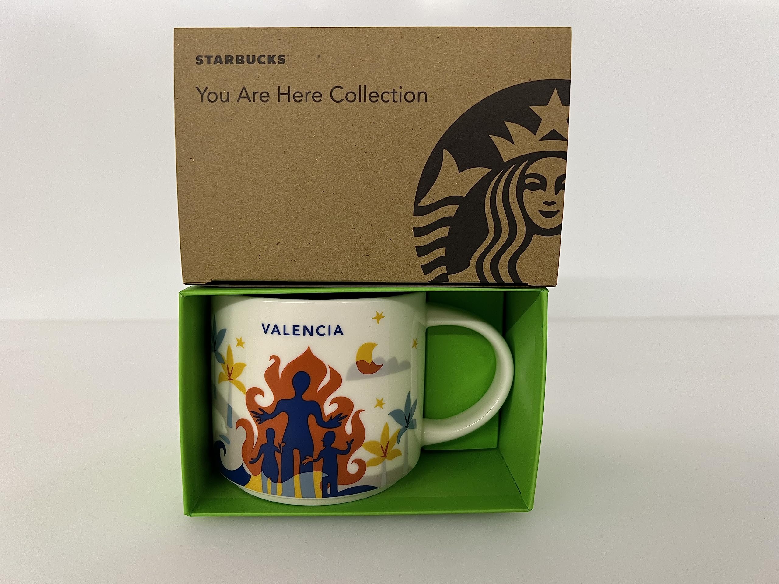 Starbucks Valencia (Spain) Coffee Mug YAH 'You Are Here', 14oz