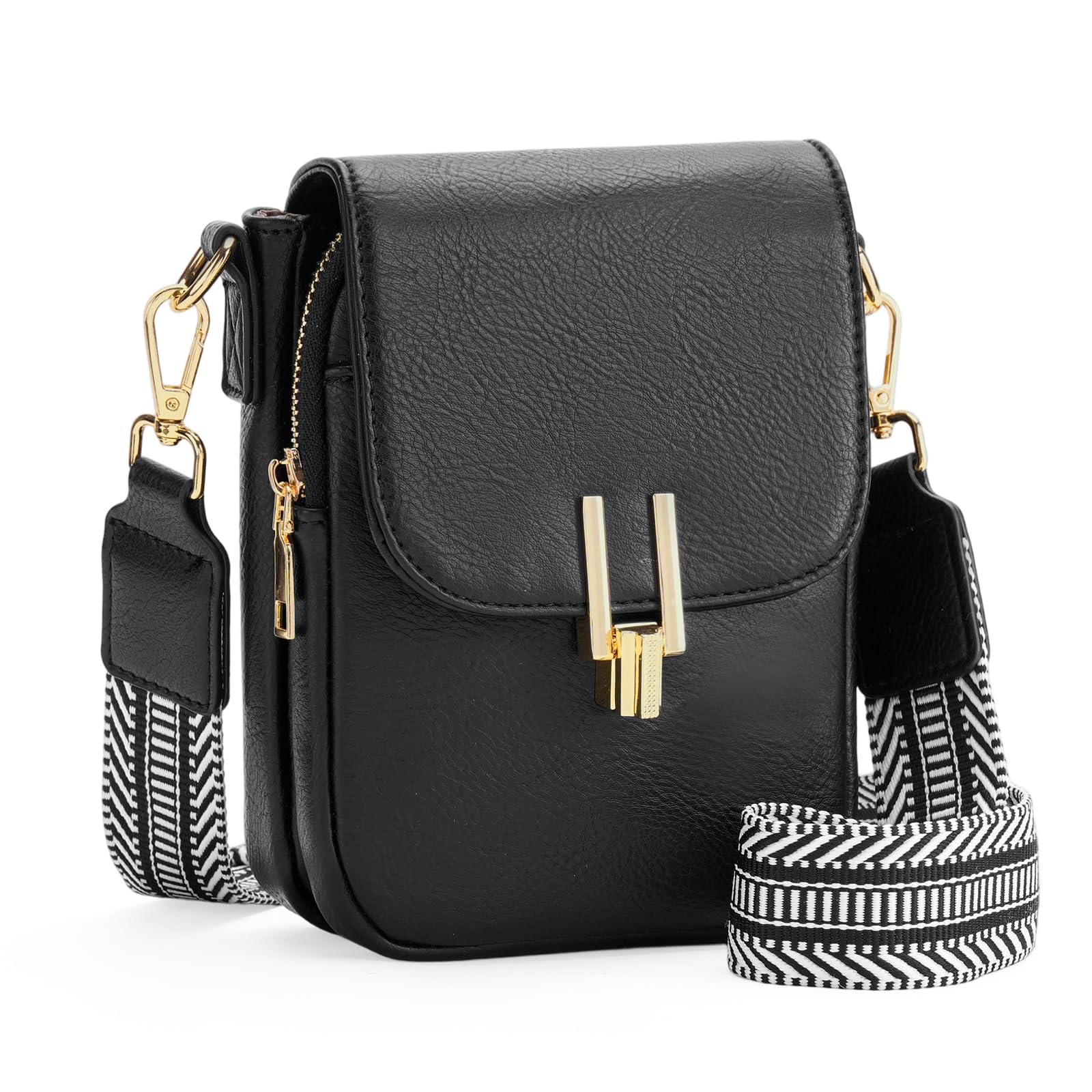Photo 1 of GOIACII Phone Purse Small Crossbody Bags for Women Travel Wallet RFID Blocking Black