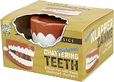 Funtime Gifts Clockwork Chattering Teeth Toy - Red Novelty Gag Gift view 4