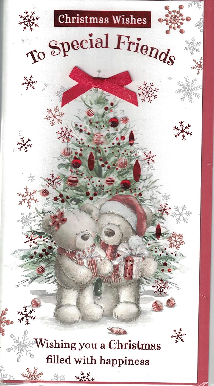 cute GREATGRANDCHILDREN happy Christmas card traditional