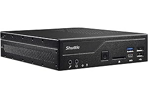 Shuttle XPC Slim DH410S Mini Barebone PC Intel H410 Support 65W Cometlake-s LGA1200 CPU No Ram No HDD/SSD No CPU No OS (No Vesa Mount)