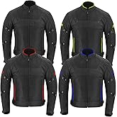 Hive Moto Men’s Waterproof & Breathable Motorcycle Jacket with CE Armor – Summer Riding Coat for Bikers.