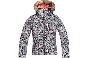 Roxy American Pie Insulated Snowboard Jacket Girls Black XX-Large