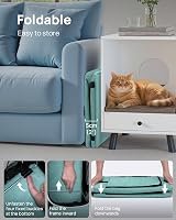 pecute Cat Carrier Airline Approved, Extra Stable Handbag, Breathable Mesh view 9