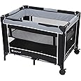 Baby Trend Portable Playard with Bassinet, Twinkle Grey
