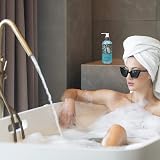 Invero 3pc Ocean Mint Peacock Body Bath Gift Set w/ Ceramic Tray Shower Gel view 6