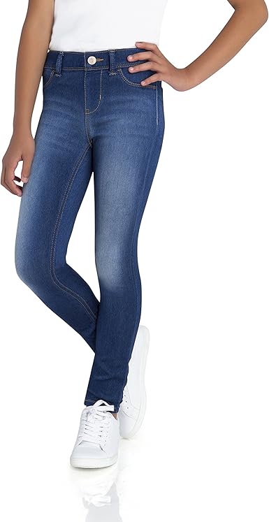 pull on denim leggings