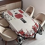 Ambesonne Lantern Tablecloth, Lanterns with