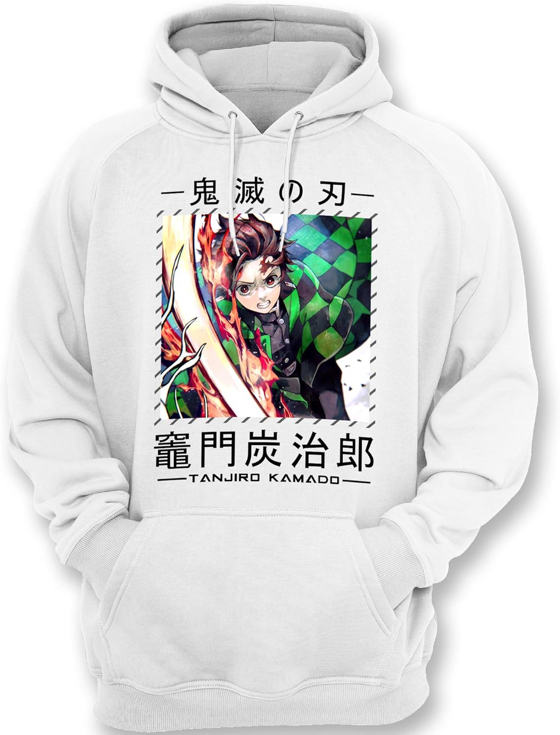 Amazon.com: 68VX Tees Tanjiro Kamado Hoodie Demon Slayer Kimetsu no